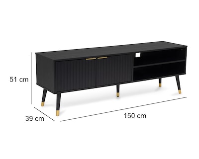 Foto 7 | Mueble para TV Negro Ikal Anahí