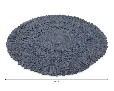 Foto 4 | Tapete Gahara Neela 90 x 90 cm