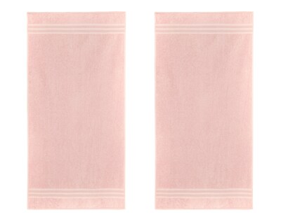 Foto 3 | Toalla de Medio Baño Sola Textil Toronto Rosa 2 Piezas