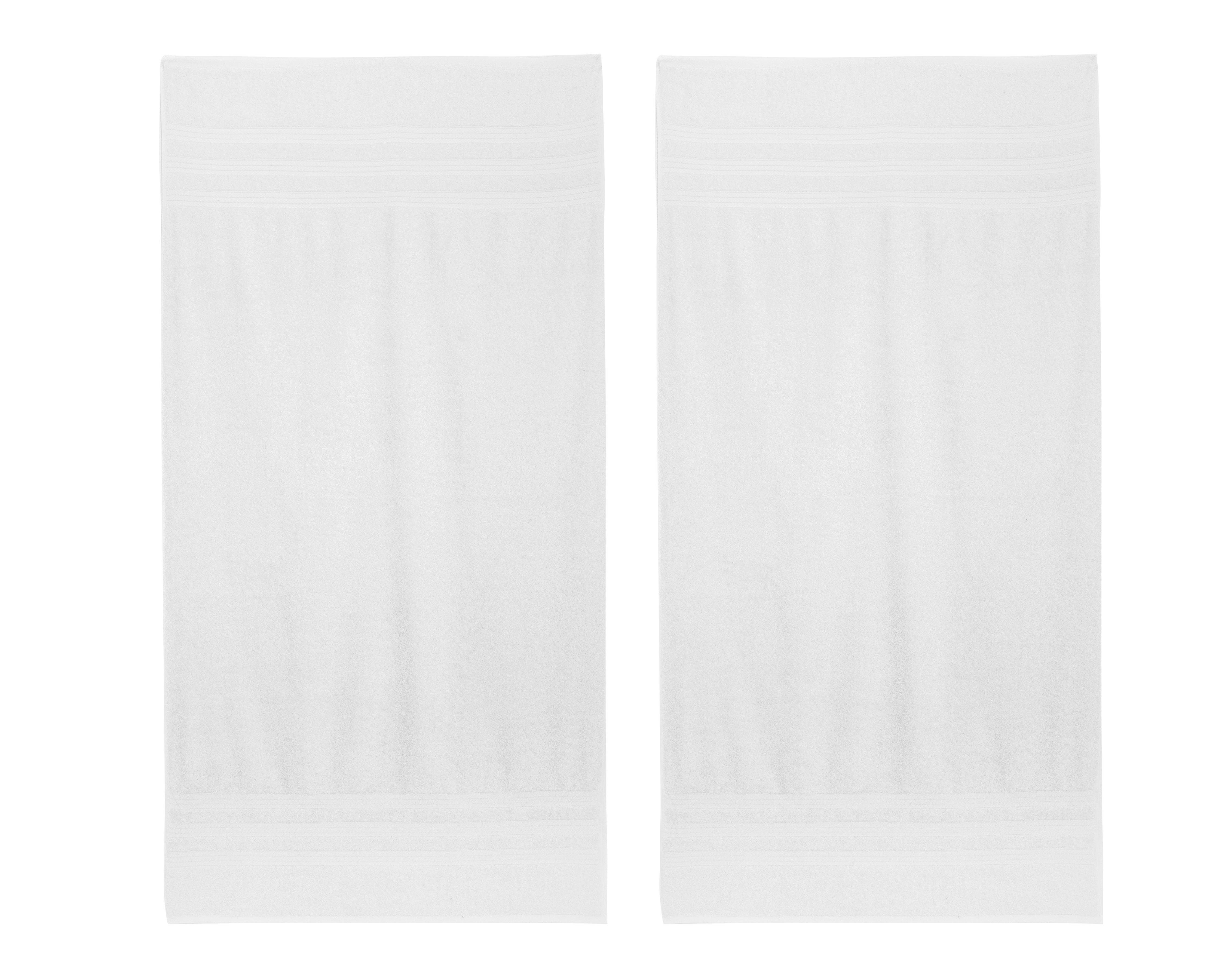 Foto 4 pulgar | Toalla de Medio Baño Cottonella Rivello Price Smart Blanco 2 Piezas