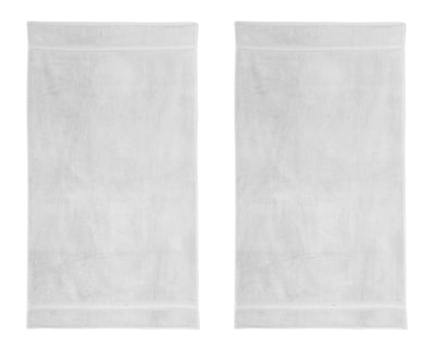 Foto 3 | Toalla de Medio Baño Sola Textil Chloe Gris 2 Piezas