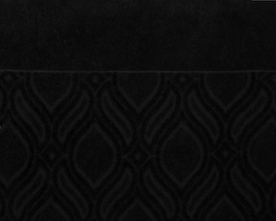 Foto 2 | Toalla de Medio Baño Sola Textil Carey Negra 2 Piezas
