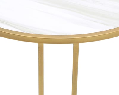 Foto 6 | Mesa Lateral Osiris Blanco 2 Piezas