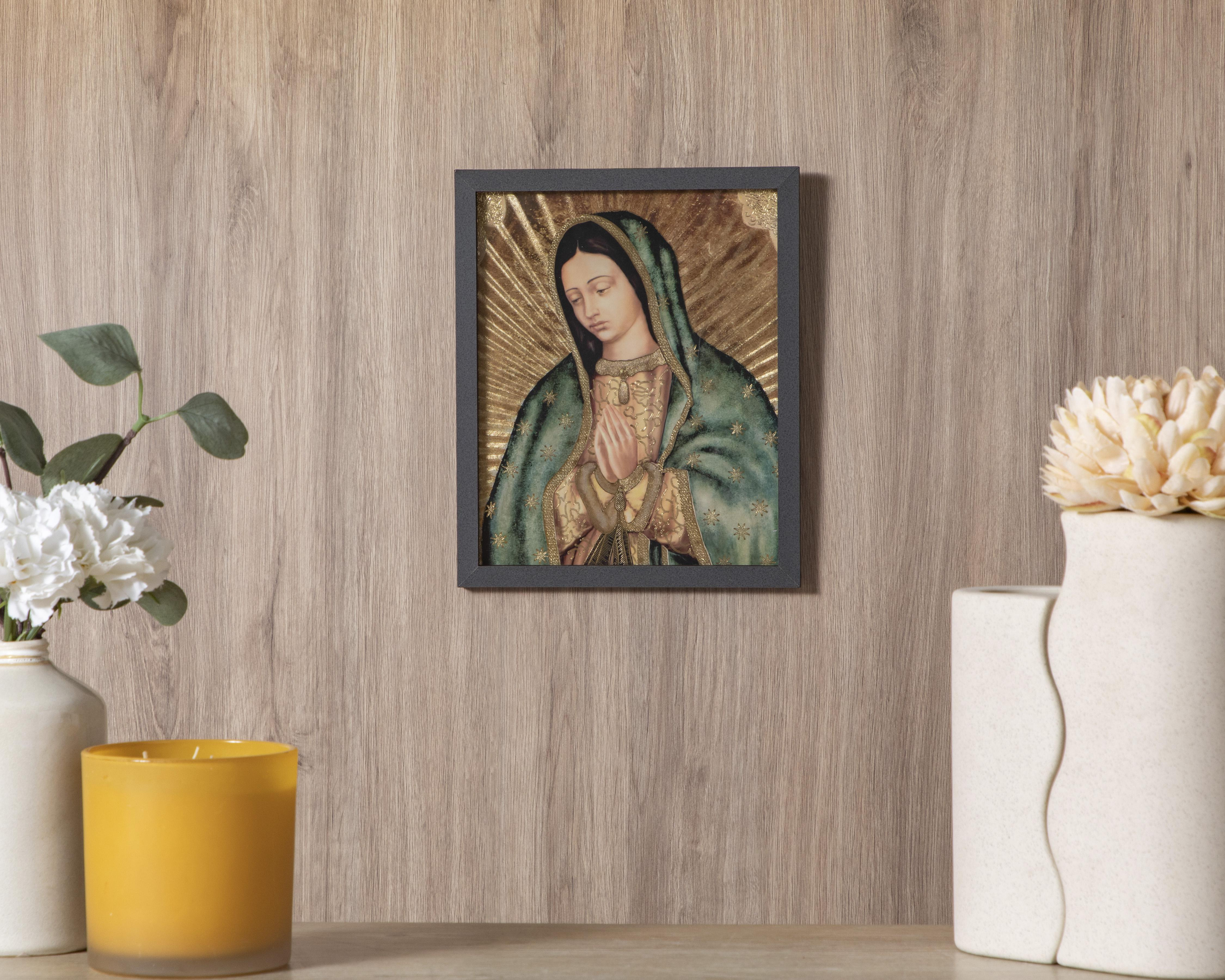 Cuadro Decorativo Guadalupe Oro Estampa Italiana