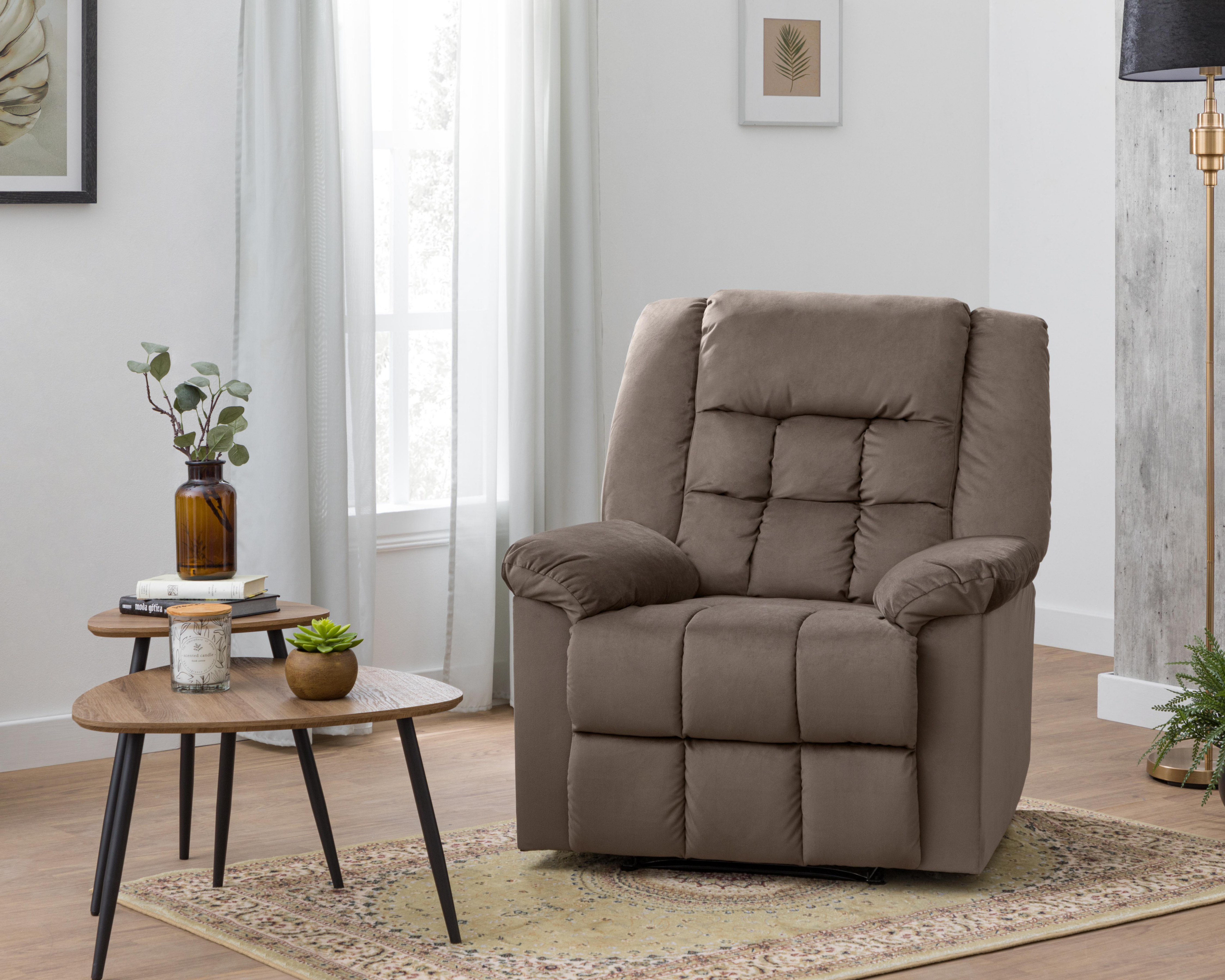 Sillón Reclinable Alicia Café