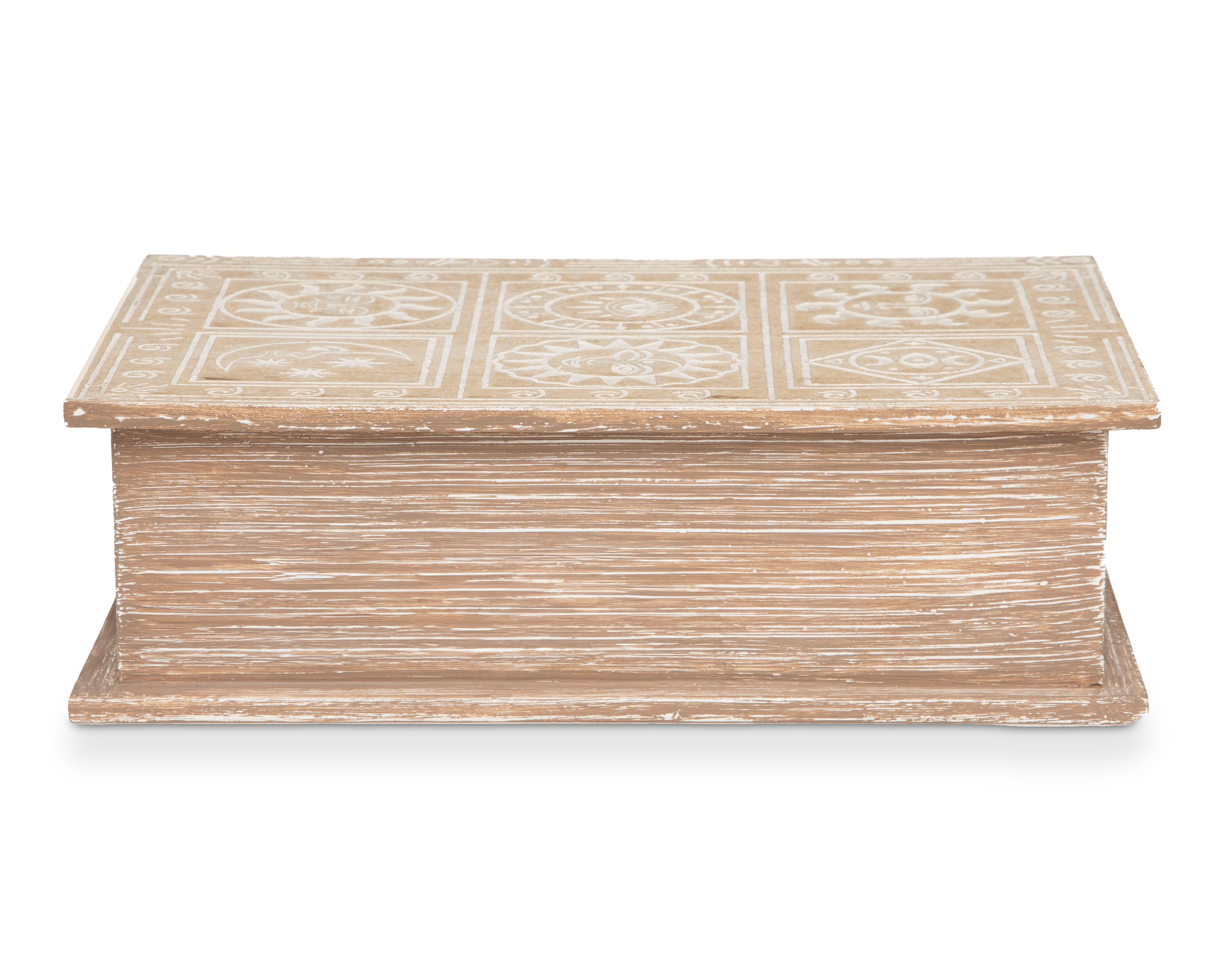 Foto 1 | Escultura de Libro Tonalli de Madera