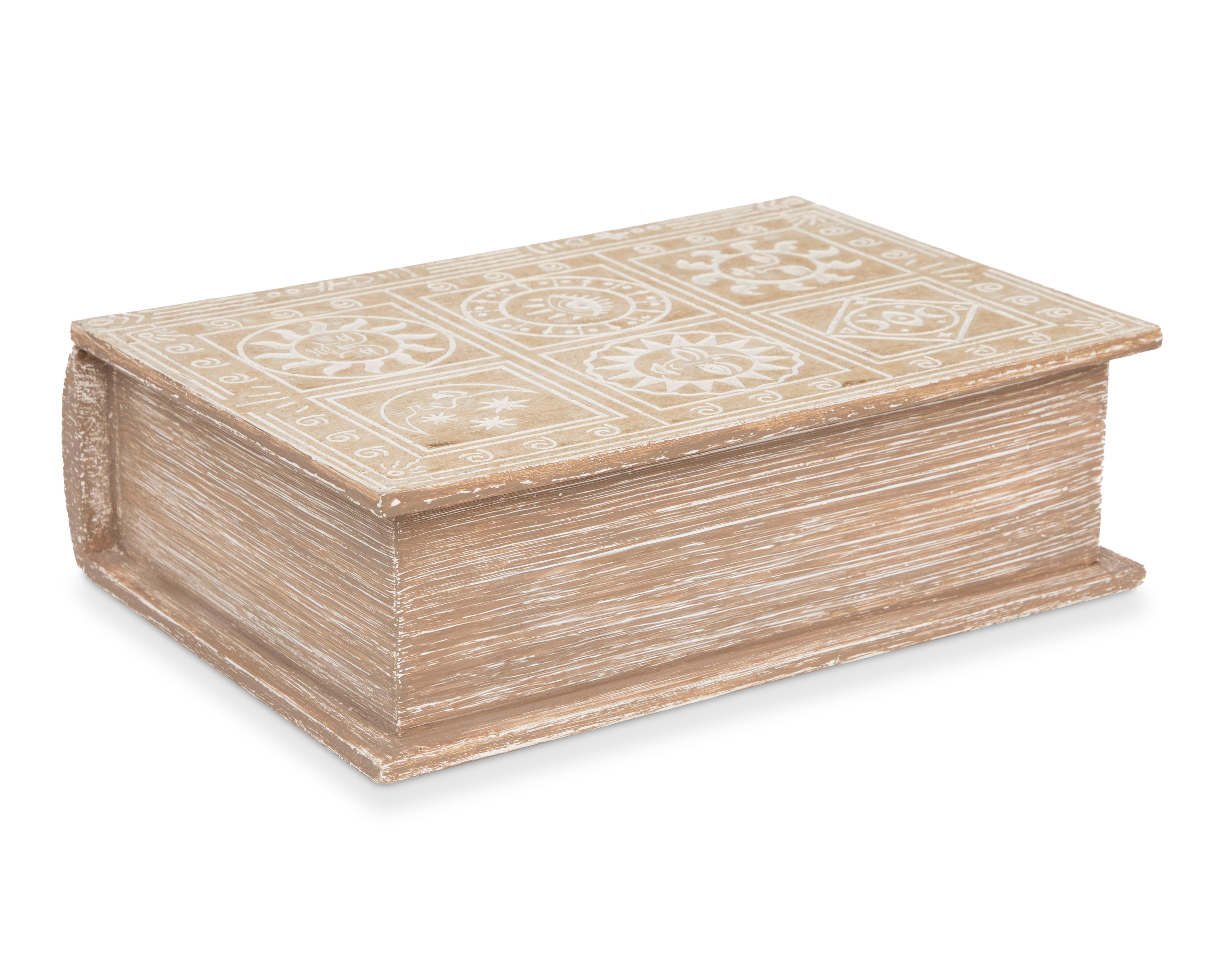 Foto 2 | Escultura de Libro Tonalli de Madera