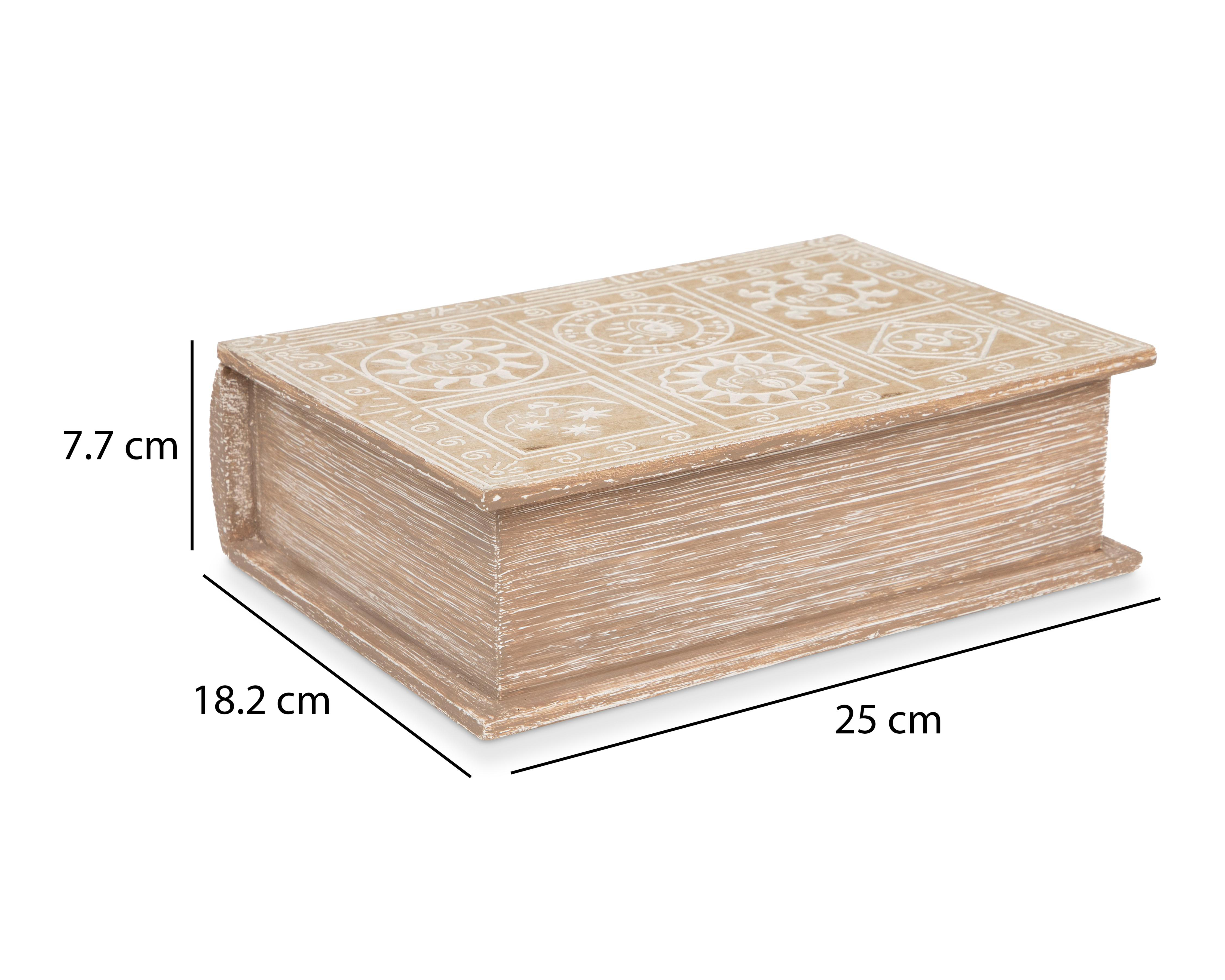 Foto 6 | Escultura de Libro Tonalli de Madera