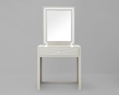 Foto 6 | Tocador Vanity Tifanny Gris con Luz