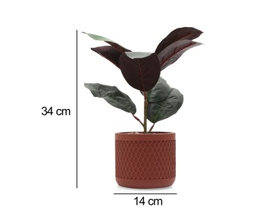 Foto 5 | Planta Artificial con Maceta Starhaus 34 cm