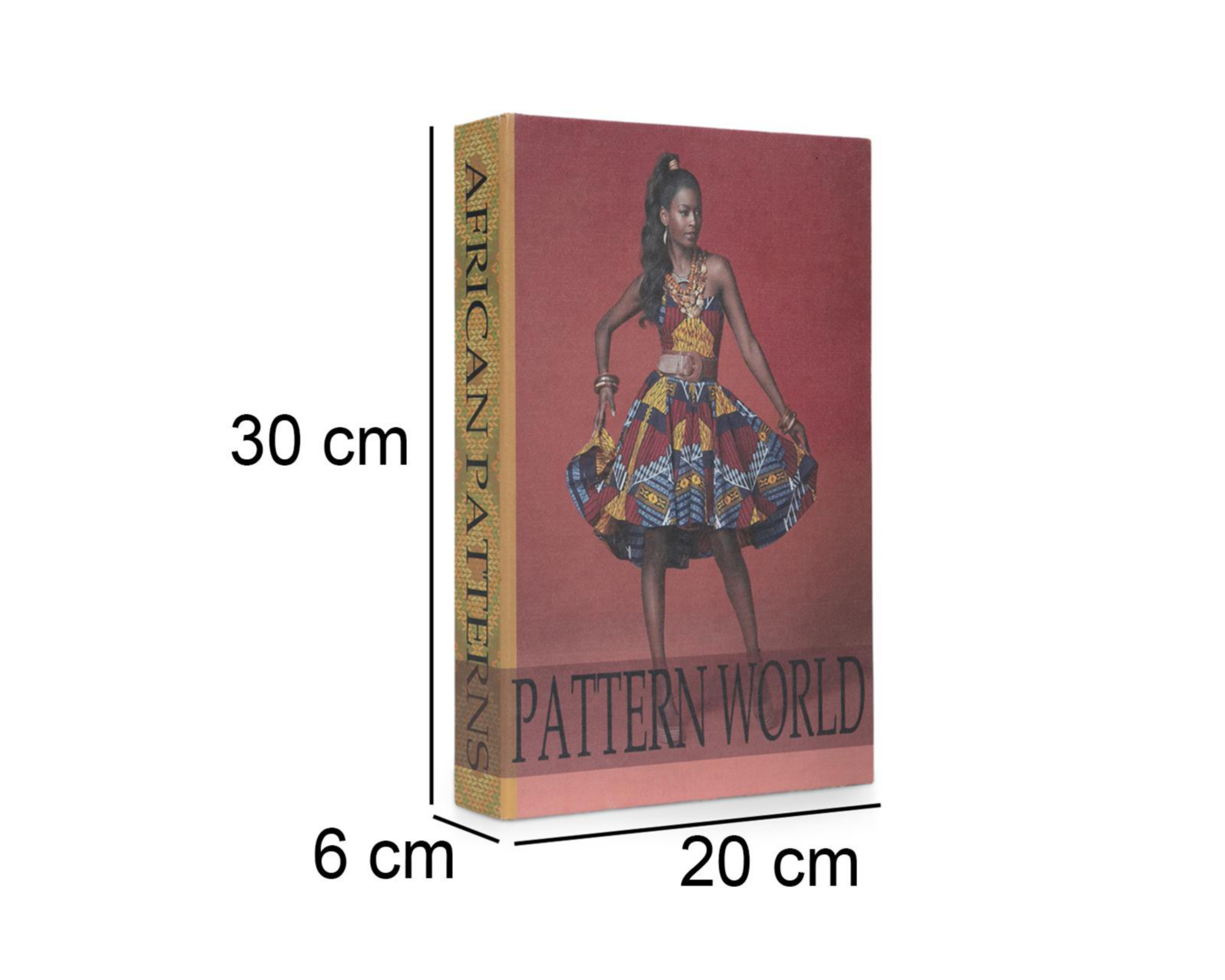 Foto 5 | Escultura de Libro África de Madera