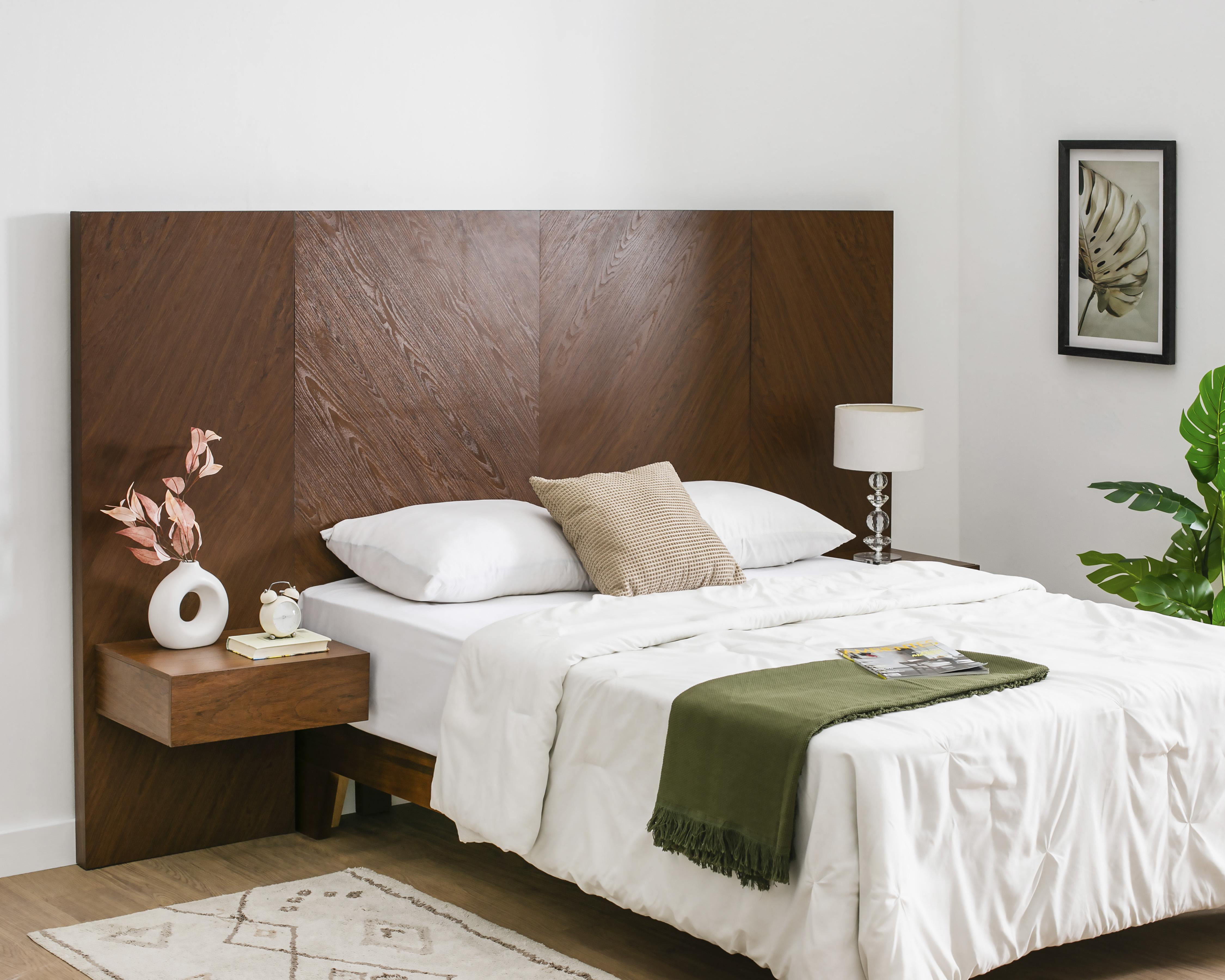 Cabecera Matrimonial Singapur Caoba $3,839