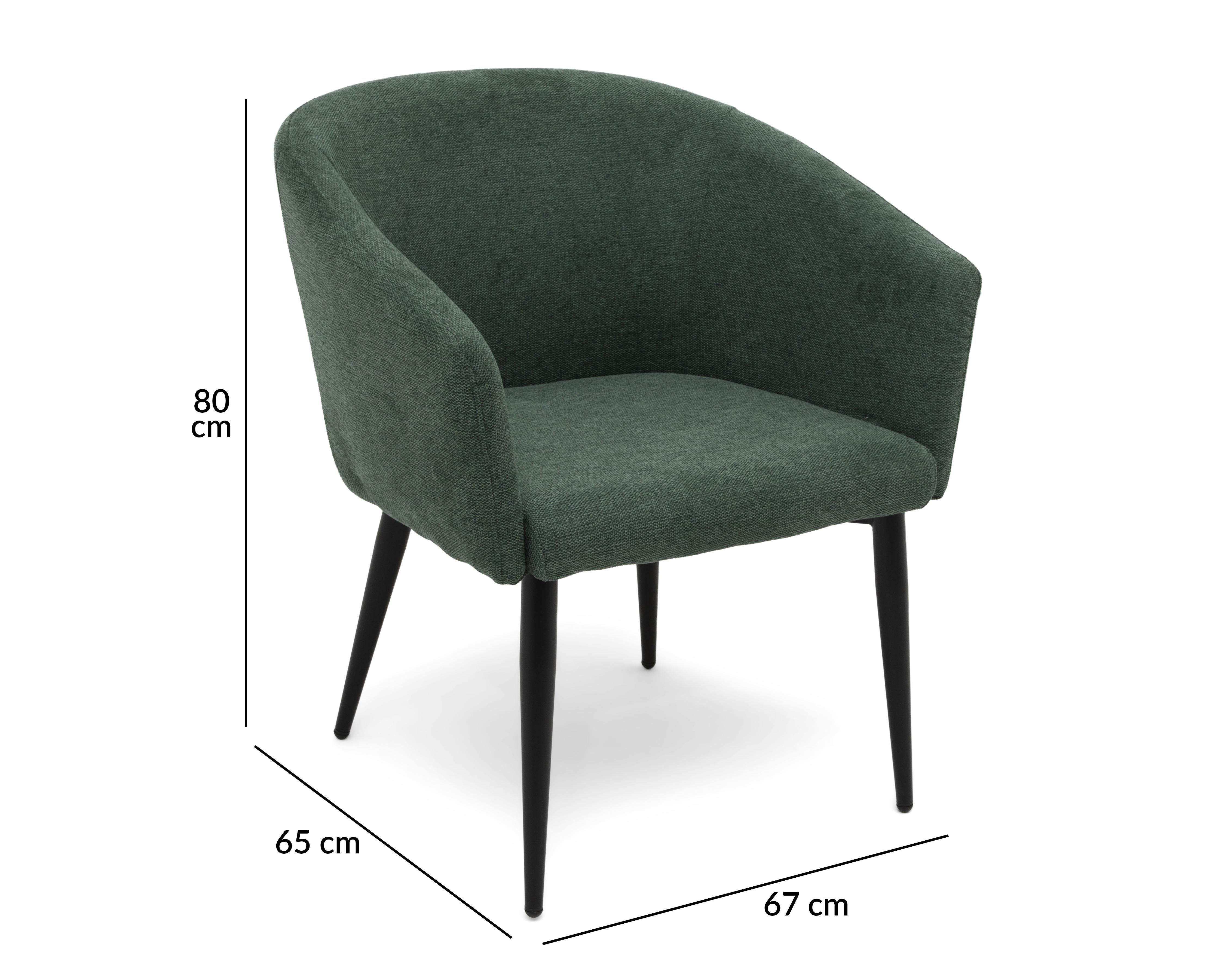 Foto 8 pulgar | Sillón Ocasional Verde Ikal Katie