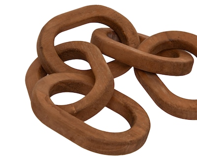 Foto 3 | Escultura de Cadena Chain L de Madera