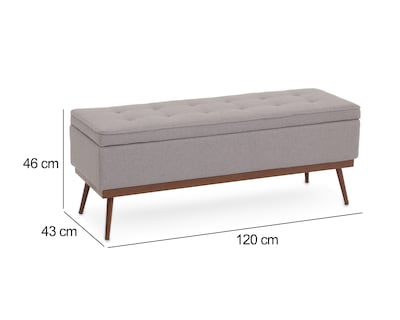 Foto 7 | Taburete de Madera Ikal Felix Beige