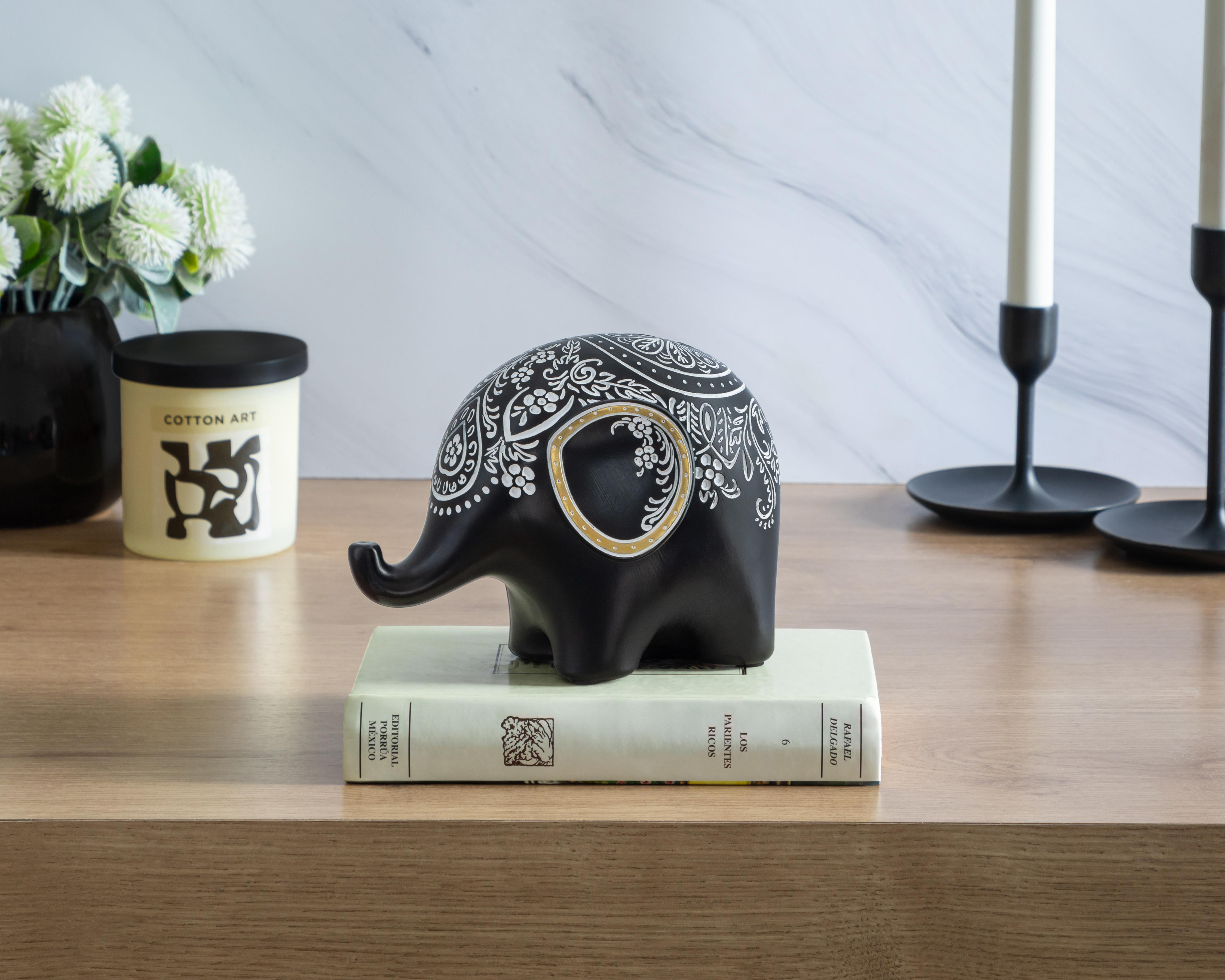 Foto 5 | Escultura de Elefante Adhara 2 de Poliresina