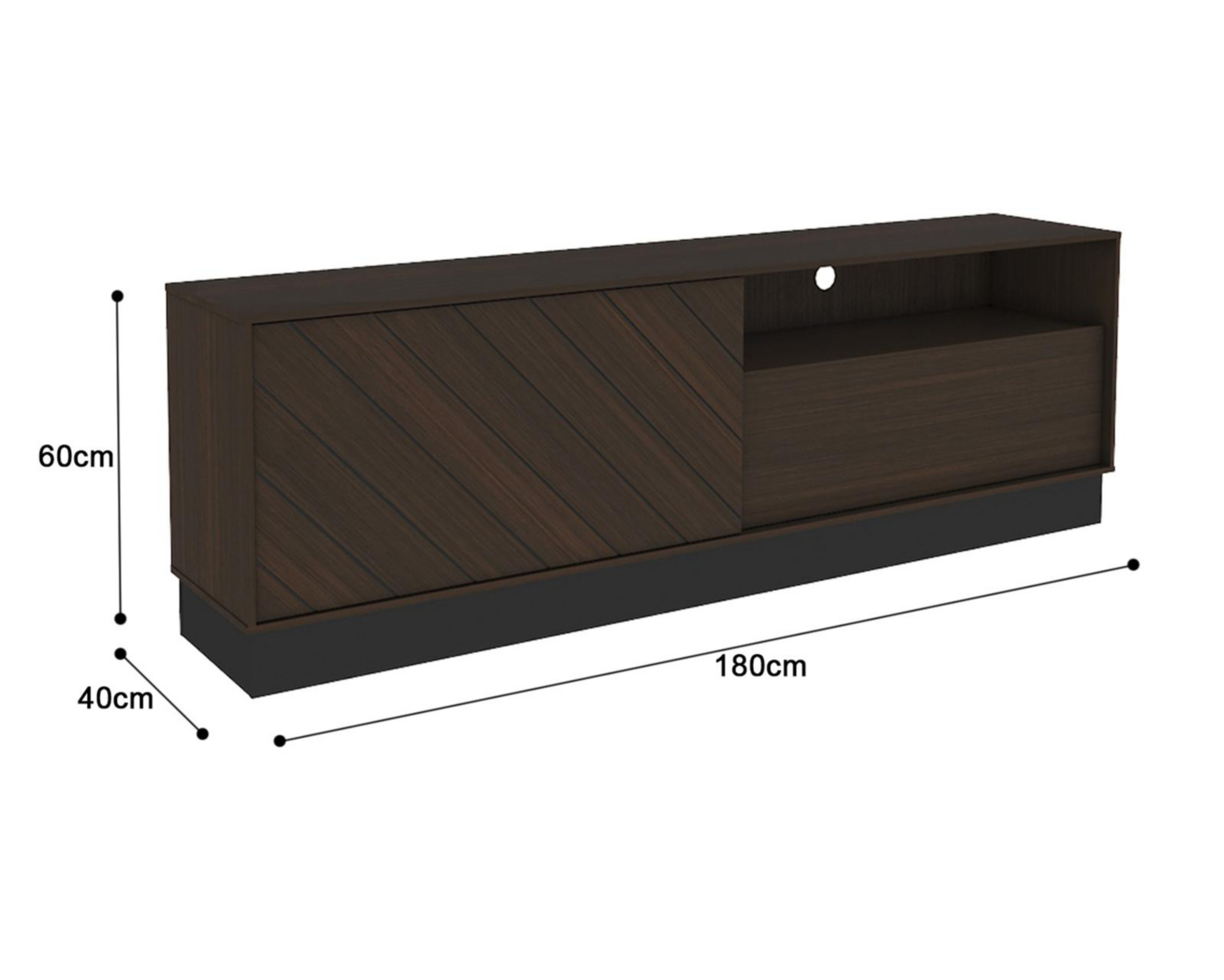 Foto 7 pulgar | Mueble para TV 60 Pulgadas Tabaco Mobi Alteza