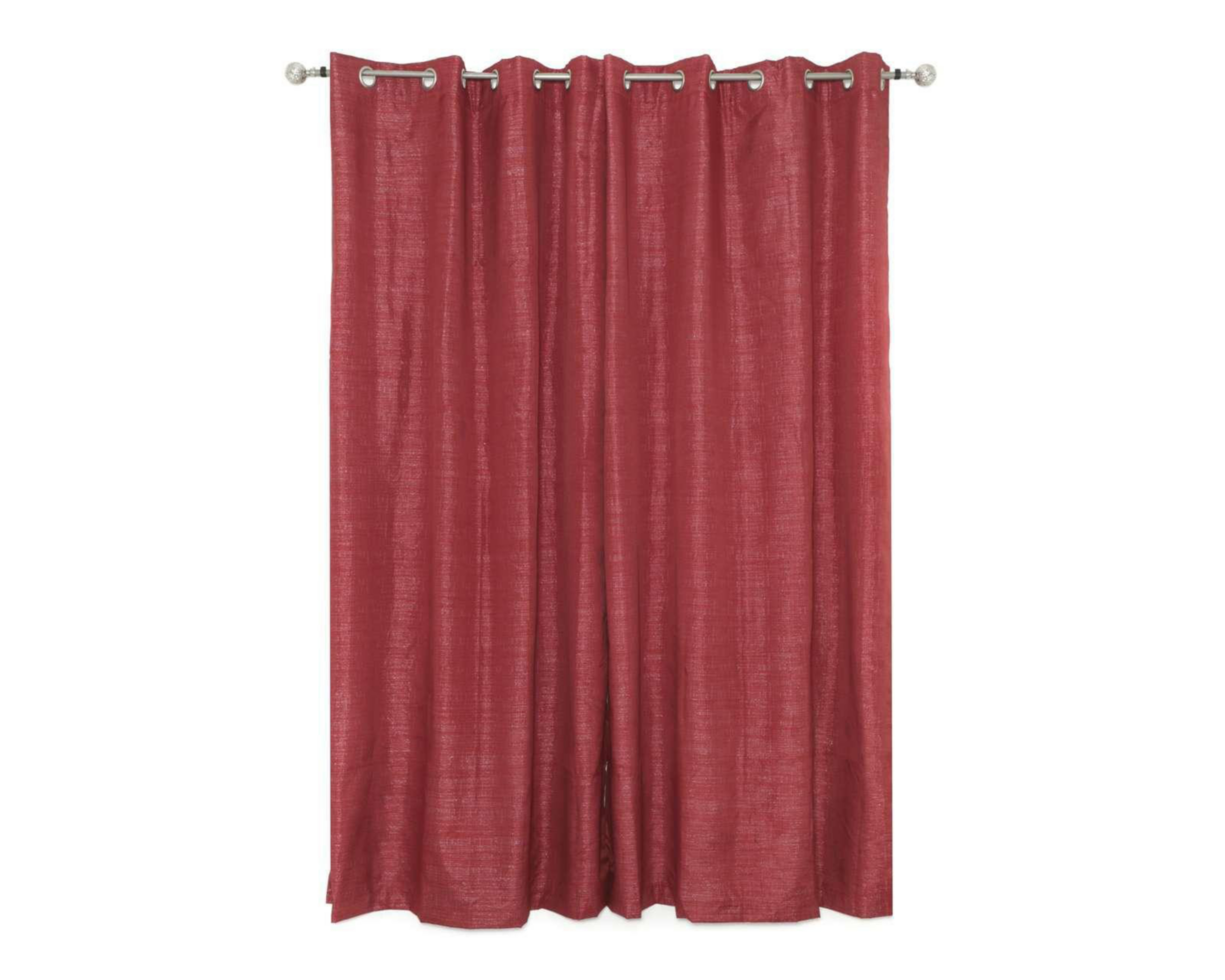 Foto 2 pulgar | Cortina Fiona Red 149 x 225 cm Roja