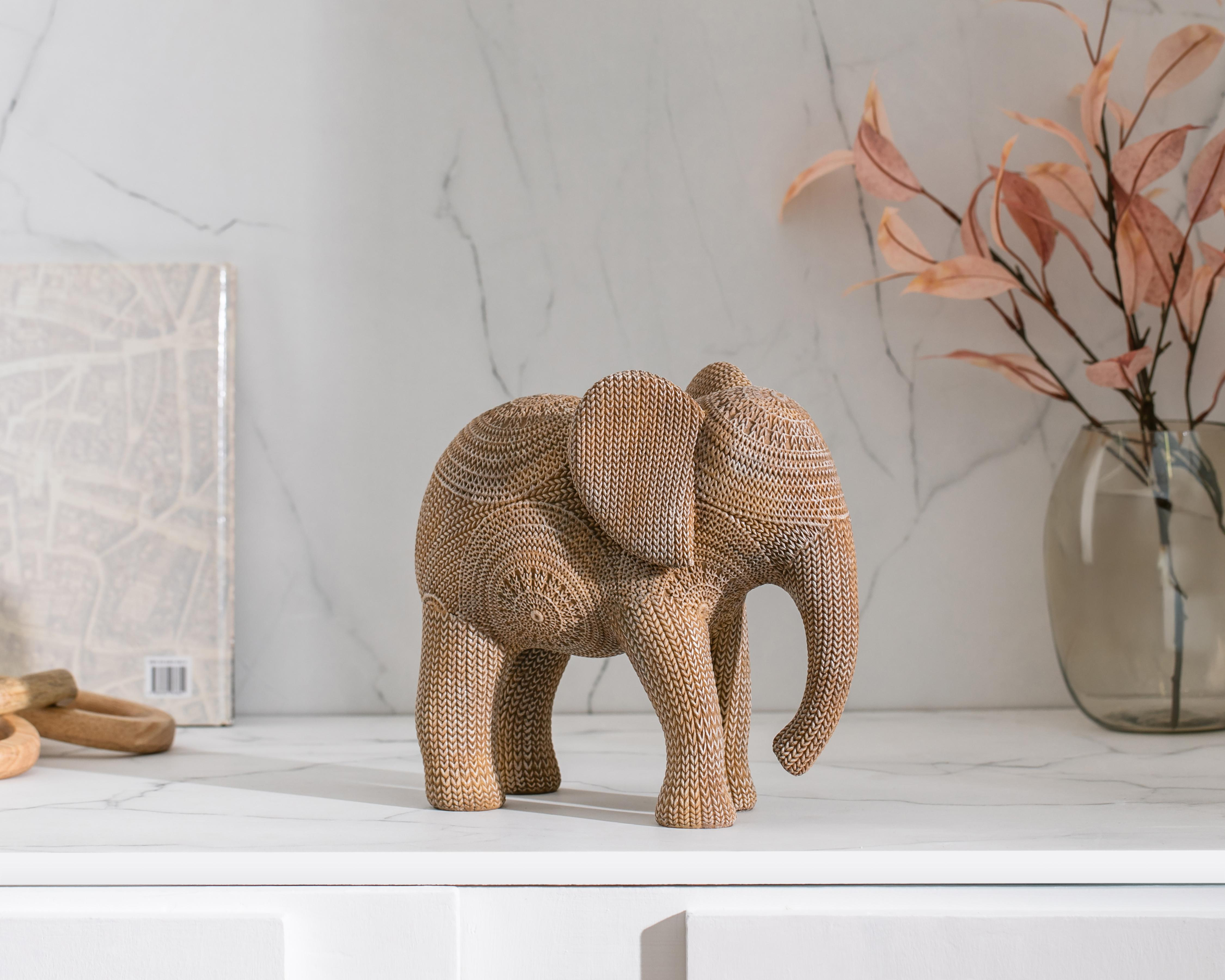 Foto 5 | Escultura de Elefante Marco de Resina