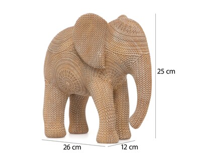 Foto 6 | Escultura de Elefante Marco de Resina