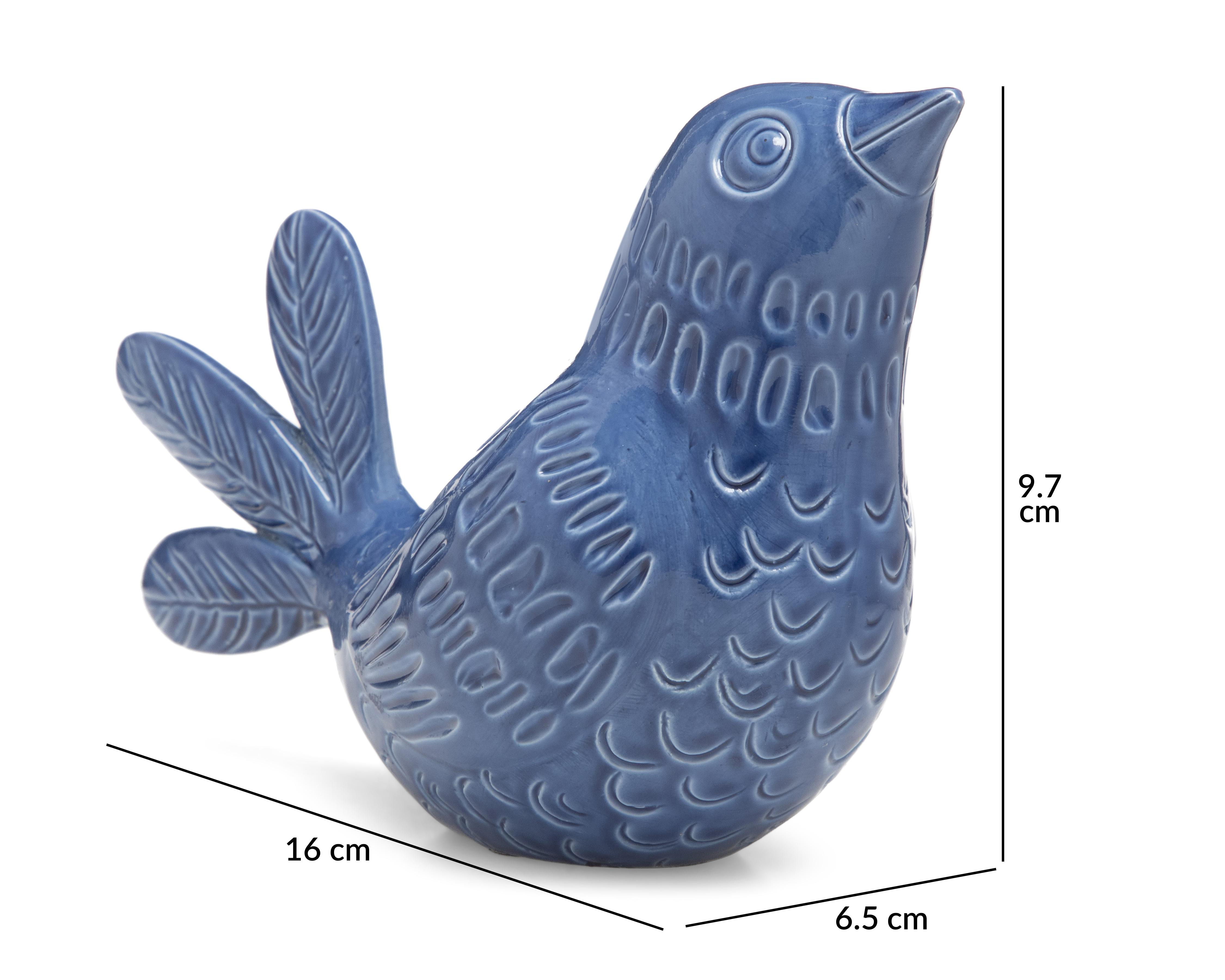 Foto 6 pulgar | Escultura de Pájaro Helina A de Poliresina