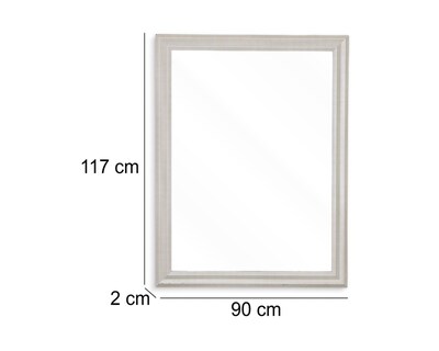 Foto 5 | Espejo Rectangular Silver 90 x 117 cm