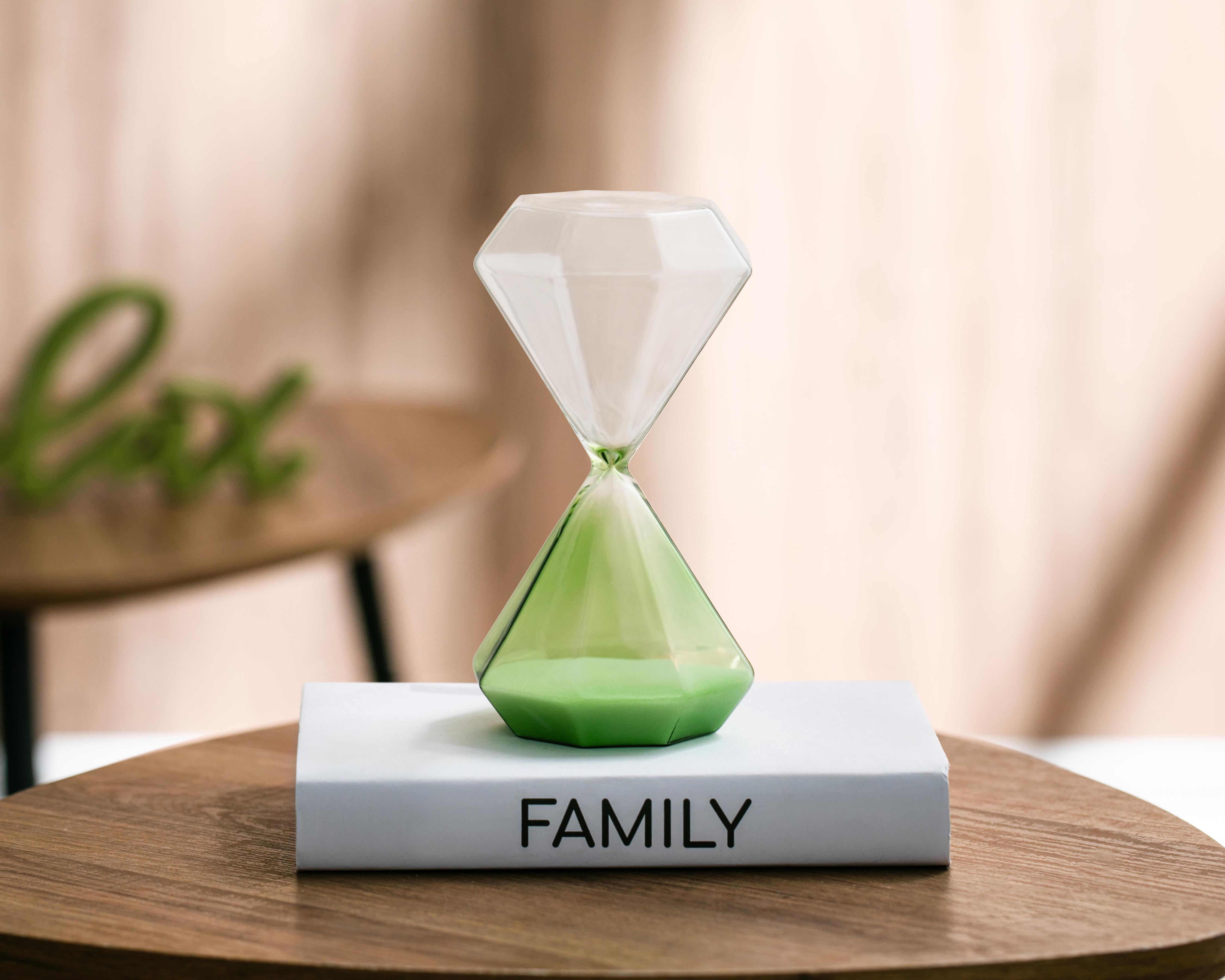 Foto 4 | Reloj de Arena Sage de Cristal