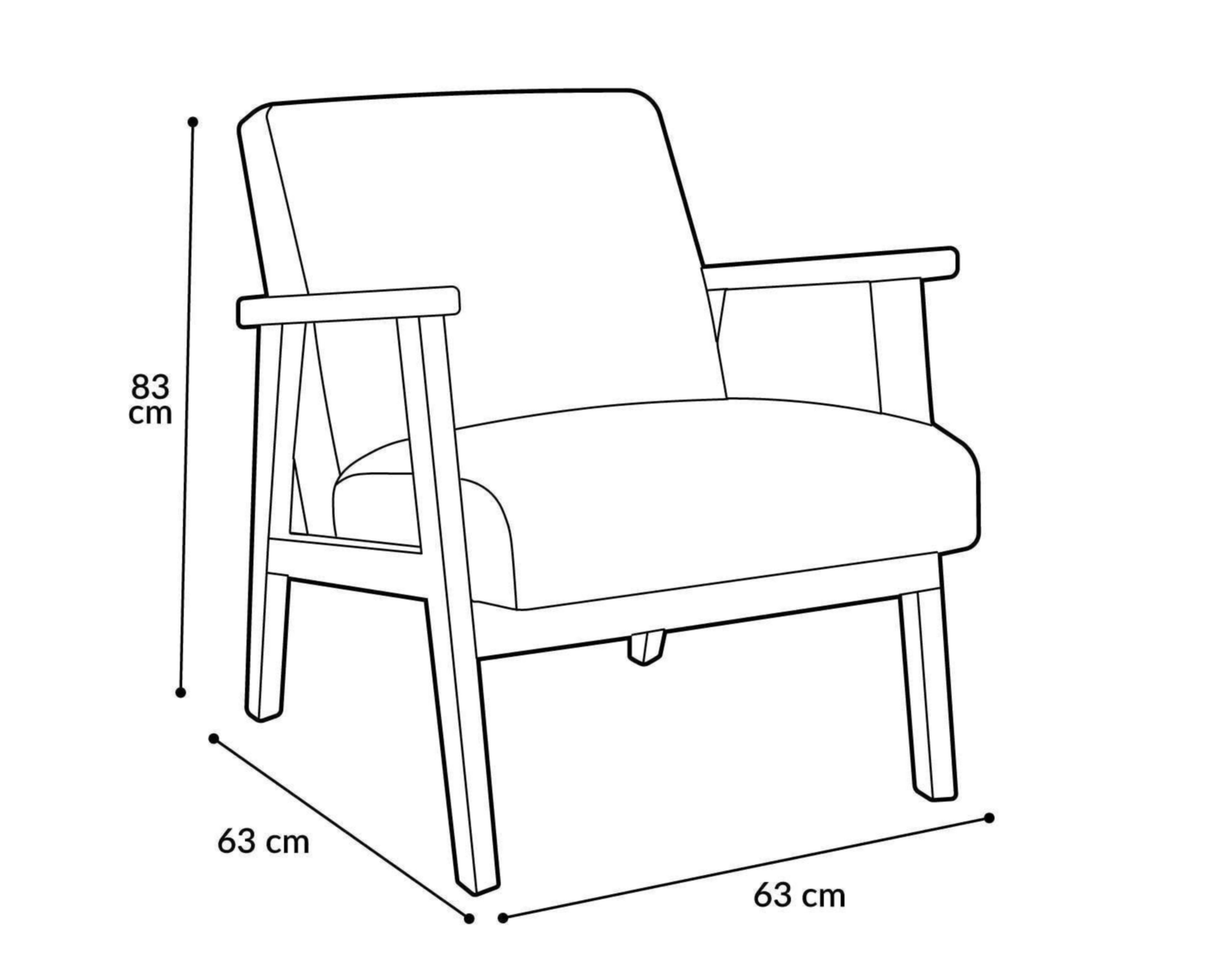 Foto 7 | Sillón Ocasional Karen Café