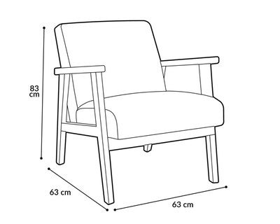 Foto 7 | Sillón Ocasional Karen Café