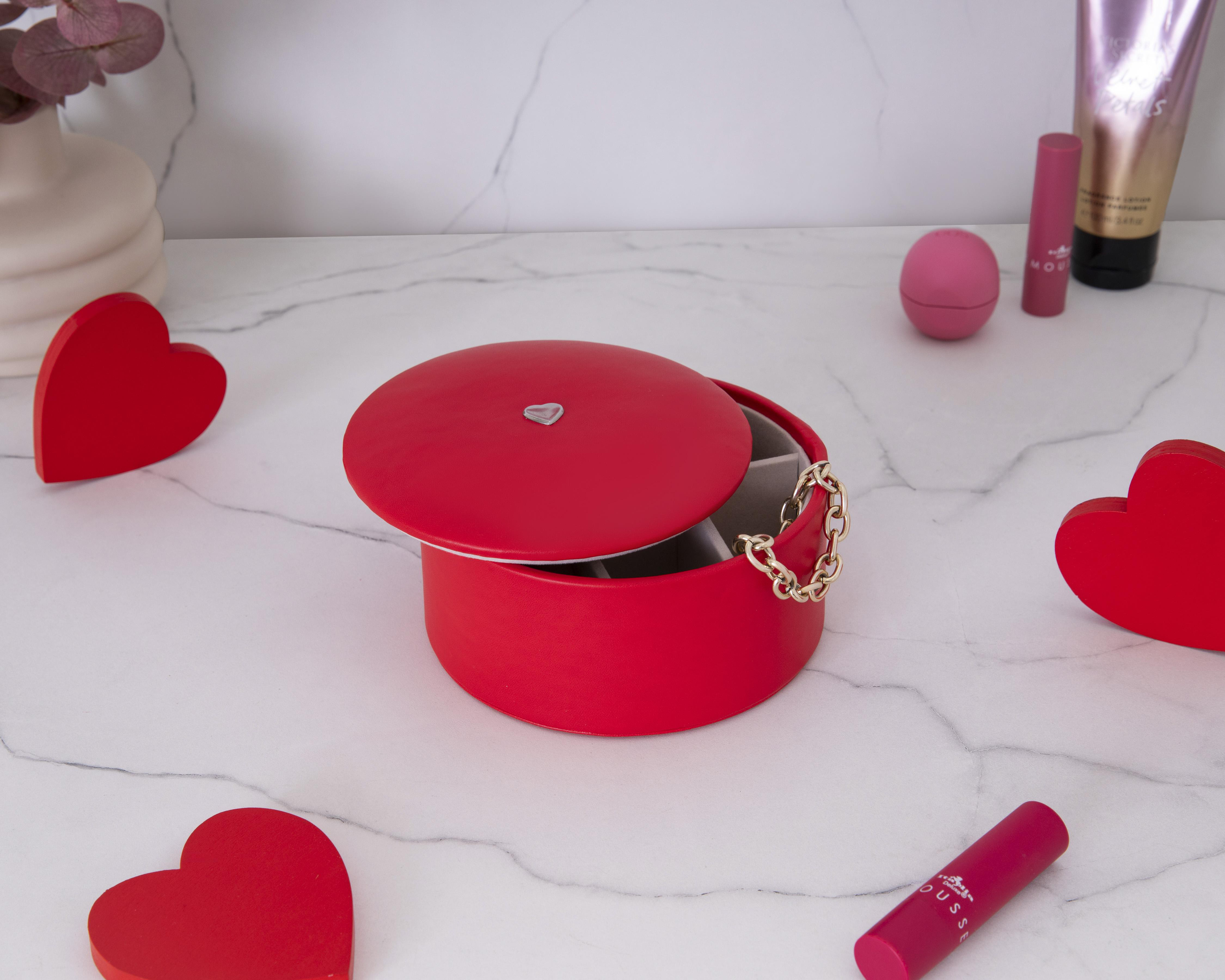 Foto 5 | Joyero de madera Starhaus Rojo