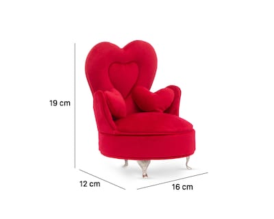 Foto 6 | Joyero de Madera Starhaus Rojo
