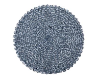 Foto 3 | Mantel Individual Starhaus Azul 38 cm 4 Piezas