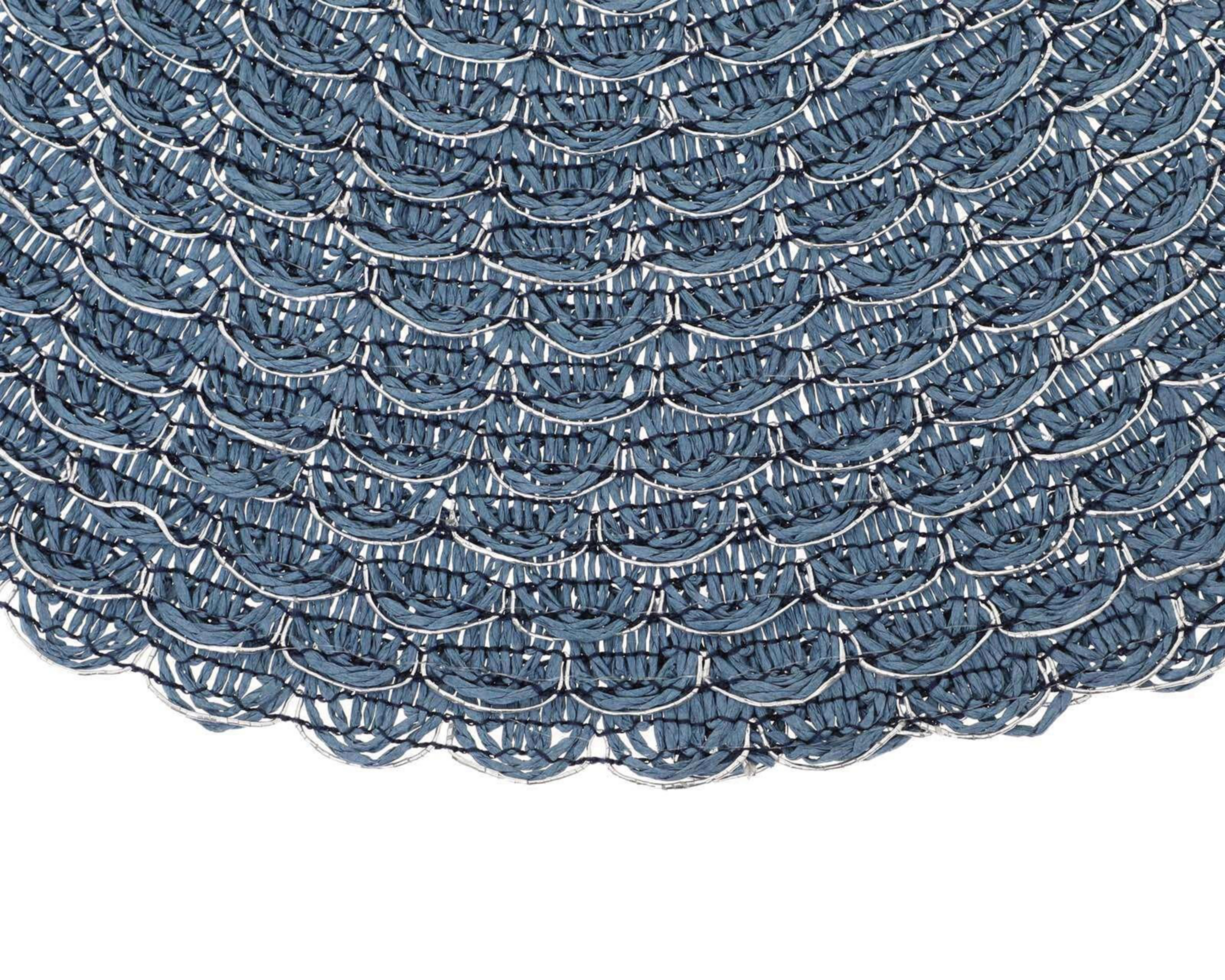 Foto 4 | Mantel Individual Starhaus Azul 38 cm 4 Piezas