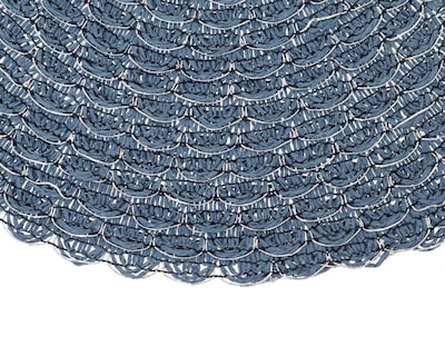 Foto 4 | Mantel Individual Starhaus Azul 38 cm 4 Piezas