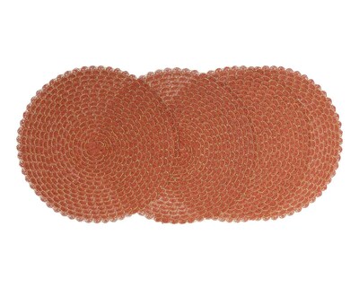 Foto 2 | Mantel Individual Starhaus Naranja 38 cm 4 Piezas