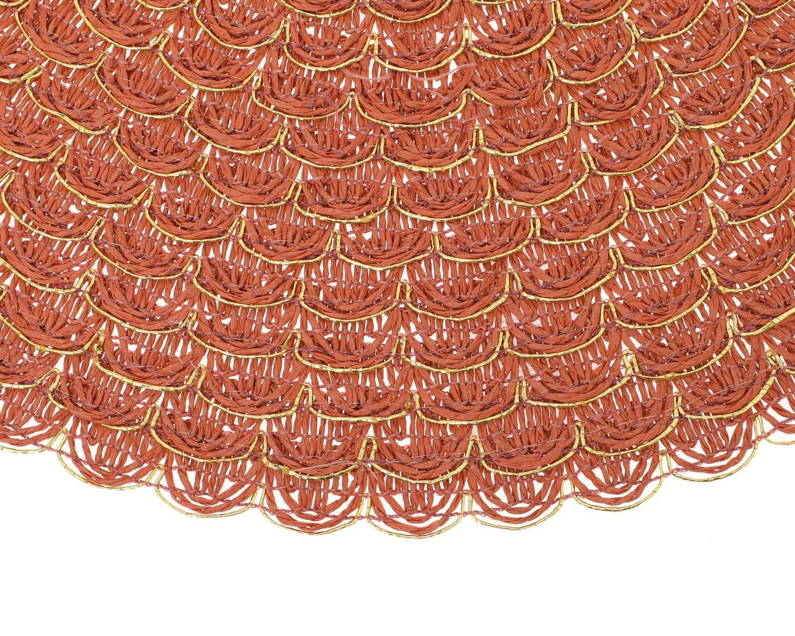 Foto 4 | Mantel Individual Starhaus Naranja 38 cm 4 Piezas