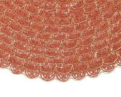Foto 4 | Mantel Individual Starhaus Naranja 38 cm 4 Piezas