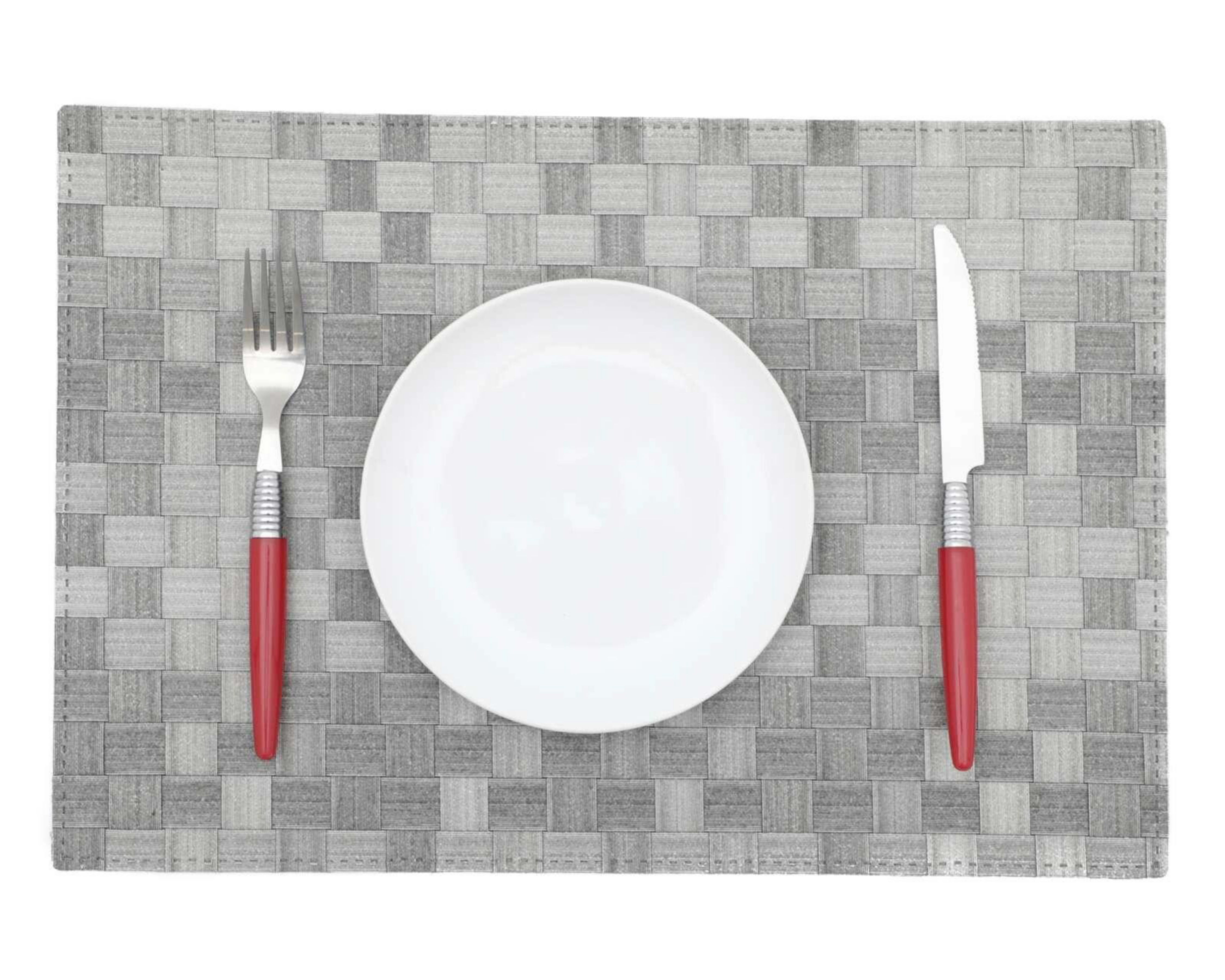 Foto 1 | Mantel Individual Starhaus Gris 4 Piezas