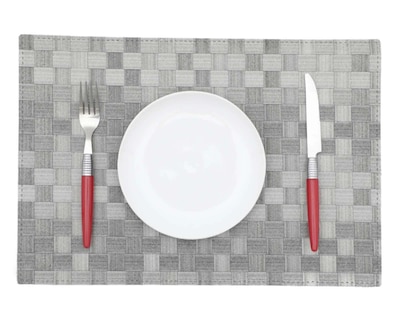 Foto 1 | Mantel Individual Starhaus Gris 4 Piezas