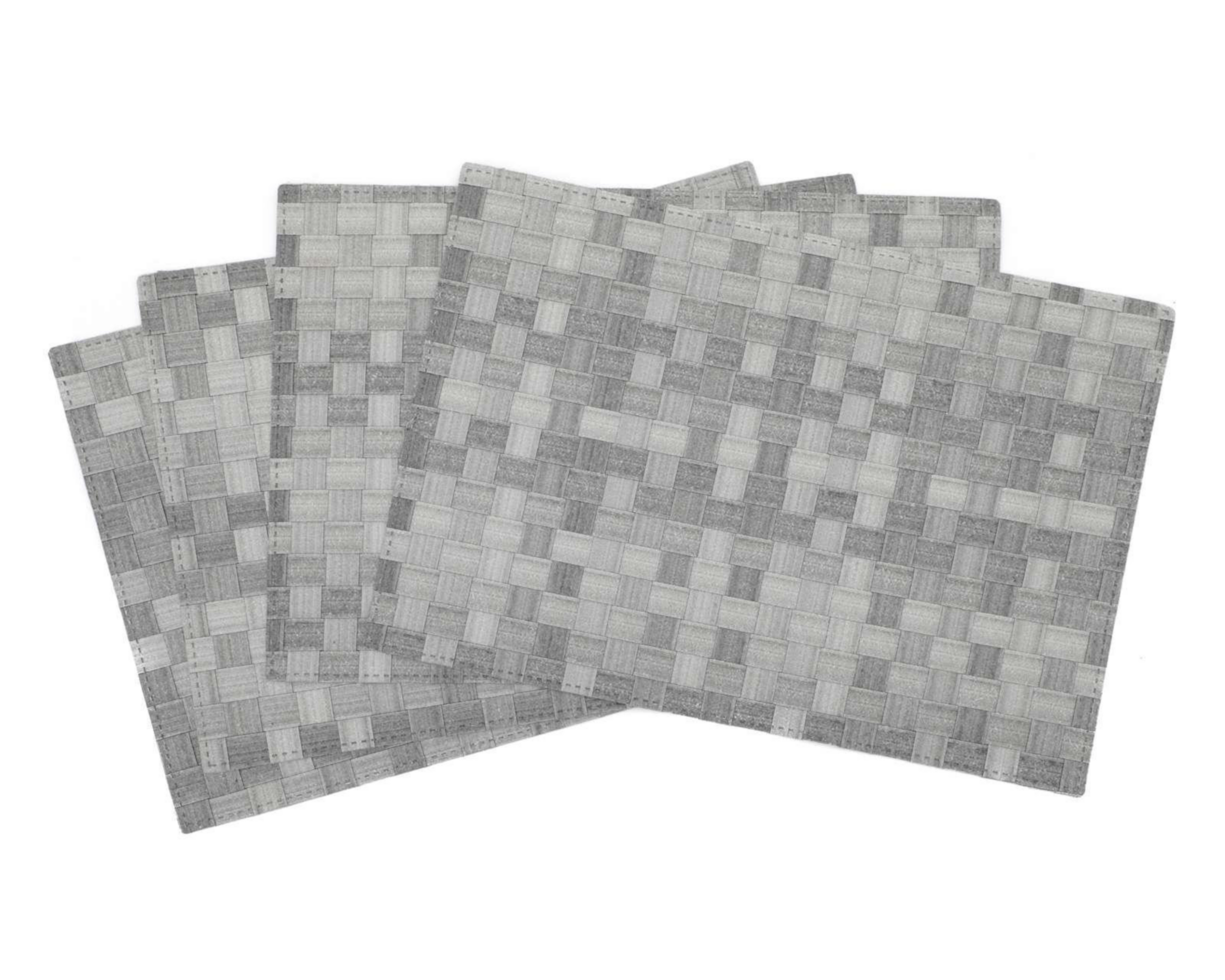 Foto 3 pulgar | Mantel Individual Starhaus Gris 4 Piezas