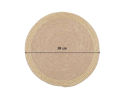 Foto 5 | Mantel Individual Jonathan Beige 4 Piezas