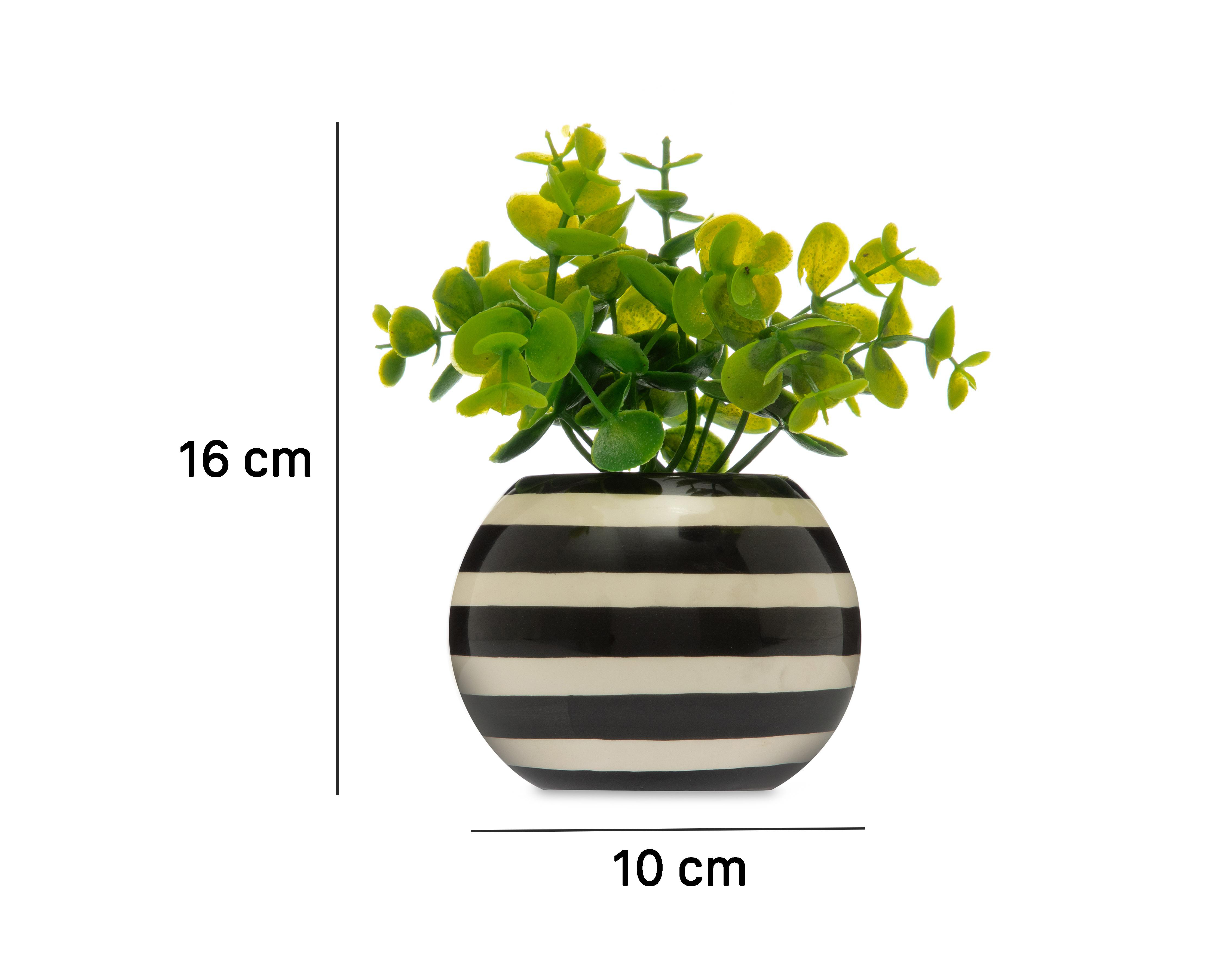Foto 6 pulgar | Planta Artificial con Maceta Starhaus 16 cm