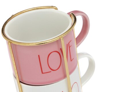 Foto 3 | Taza de Cerámica Starhaus 2 Piezas