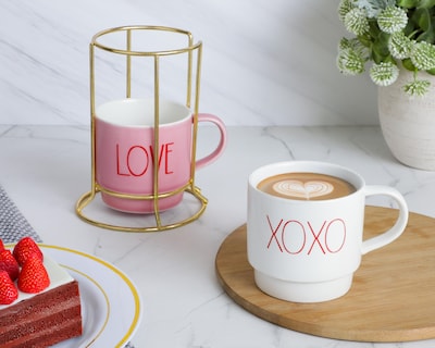 Foto 4 | Taza de Cerámica Starhaus 2 Piezas