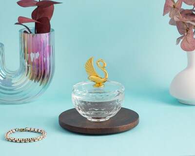 Foto 4 | Joyero de Cristal Starhaus Transparente