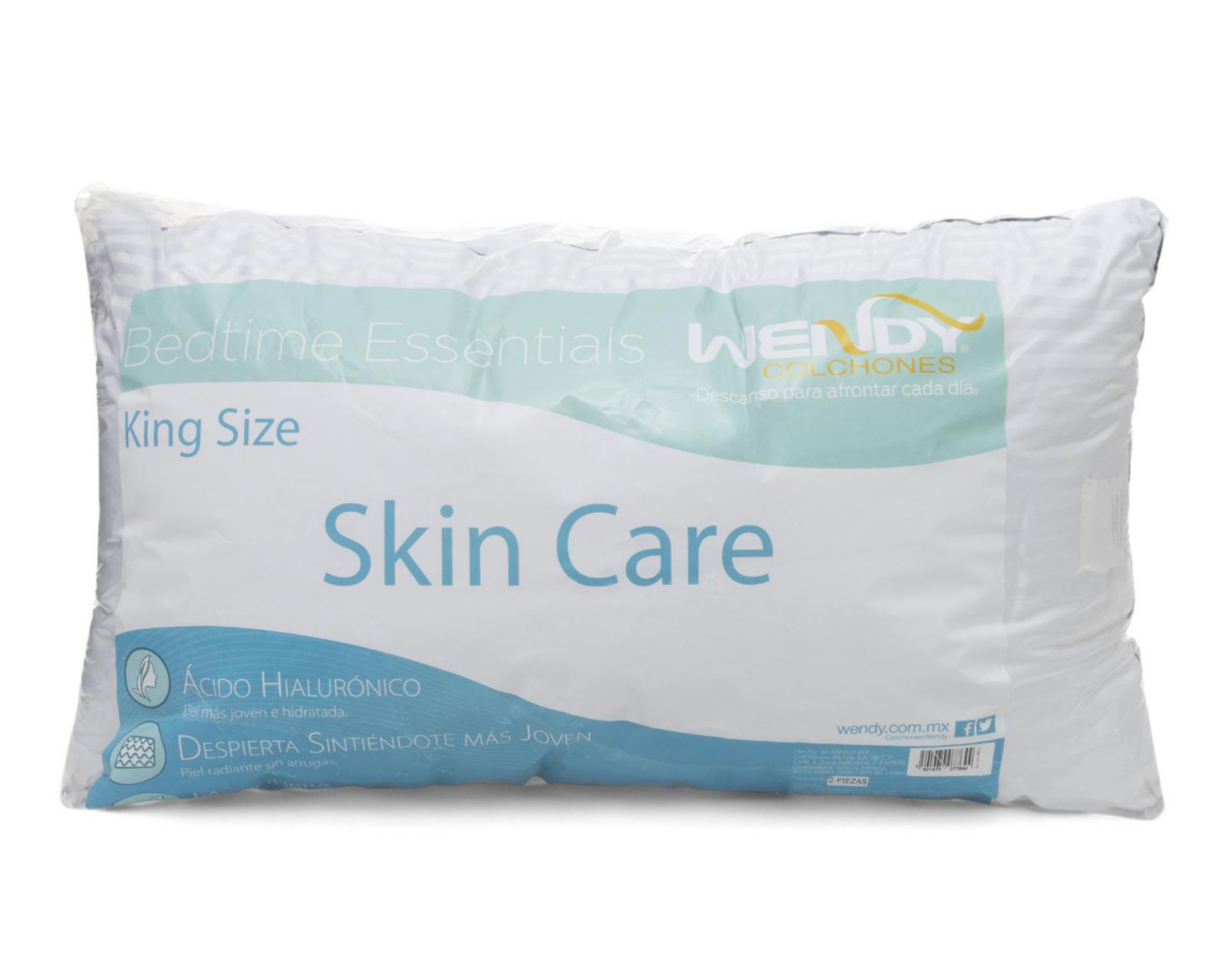 Foto 4 pulgar | Almohada Wendy Skin Care King Size Suave