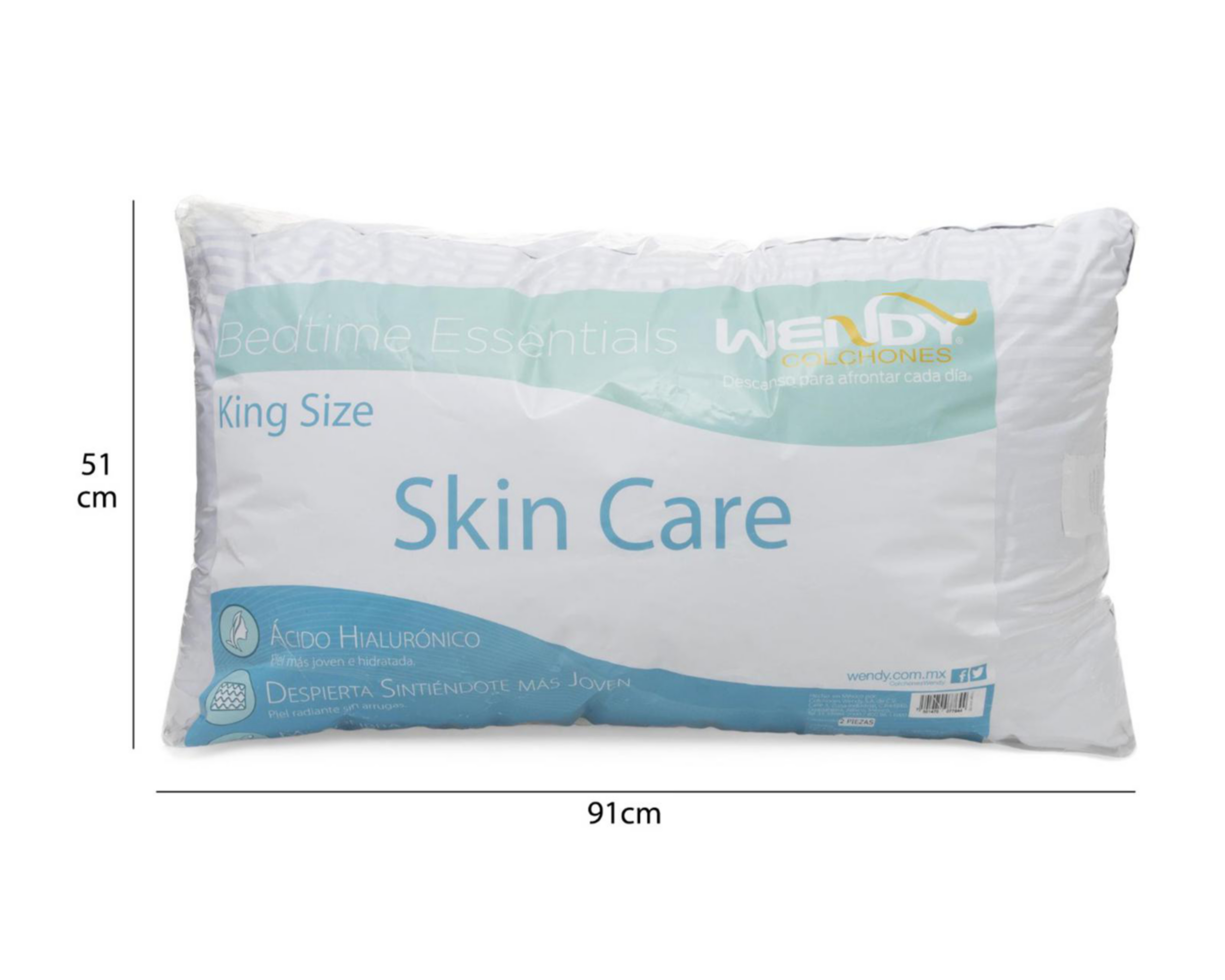 Foto 8 pulgar | Almohada Wendy Skin Care King Size Suave