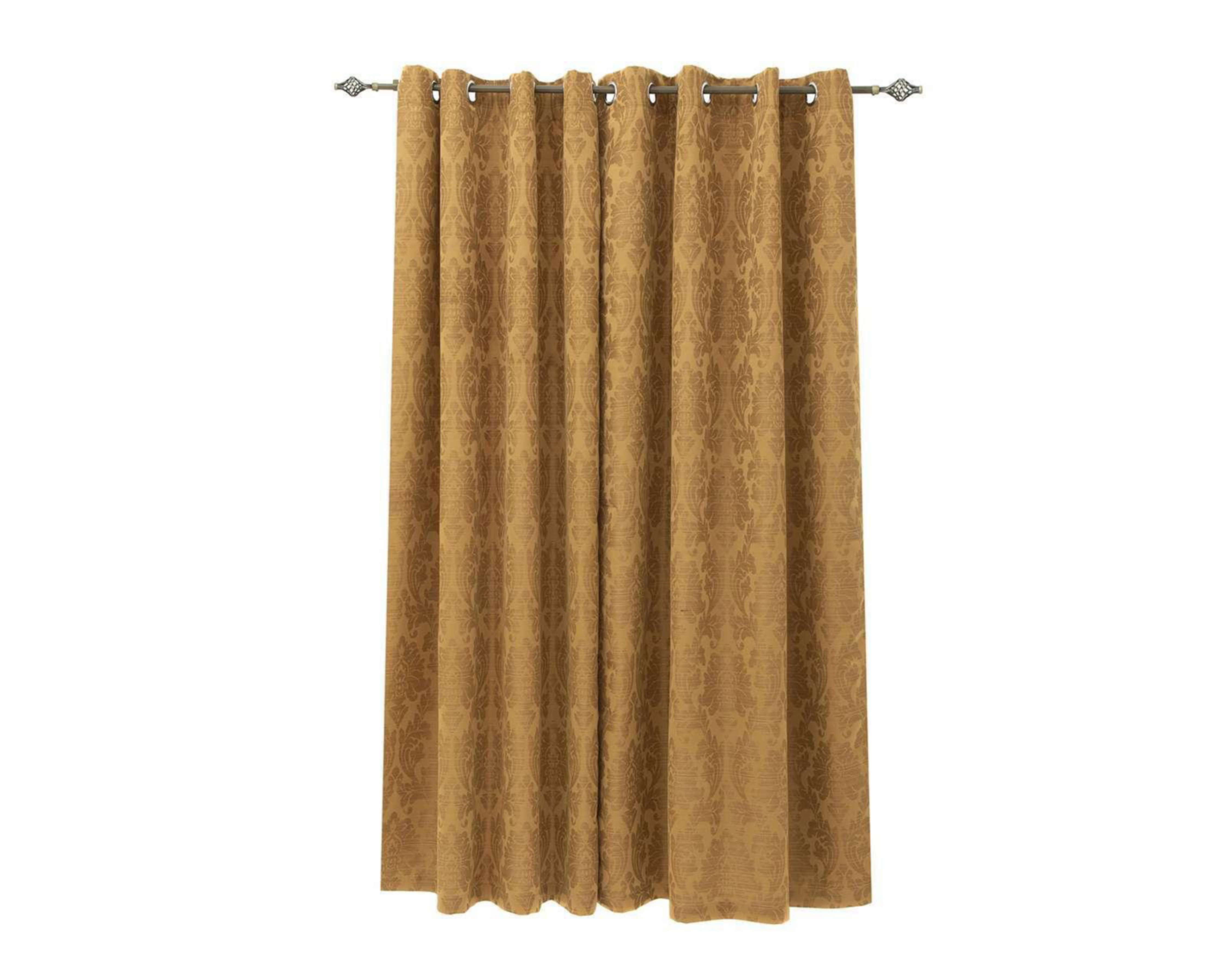Foto 1 | Cortina Amanda 137 x 225 cm Mostaza