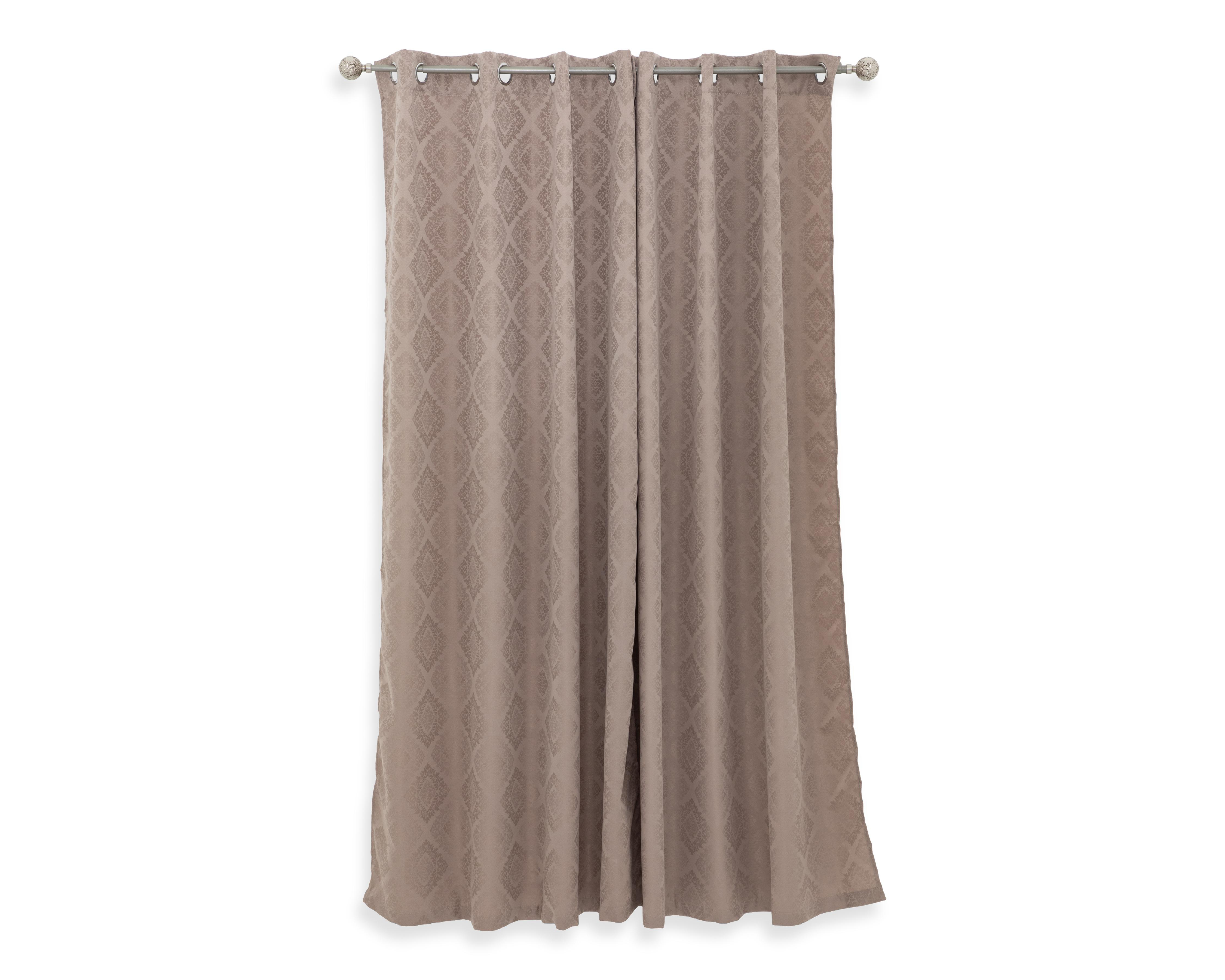 Cortina Blackout Anastasia 137 x 225 cm Taupe