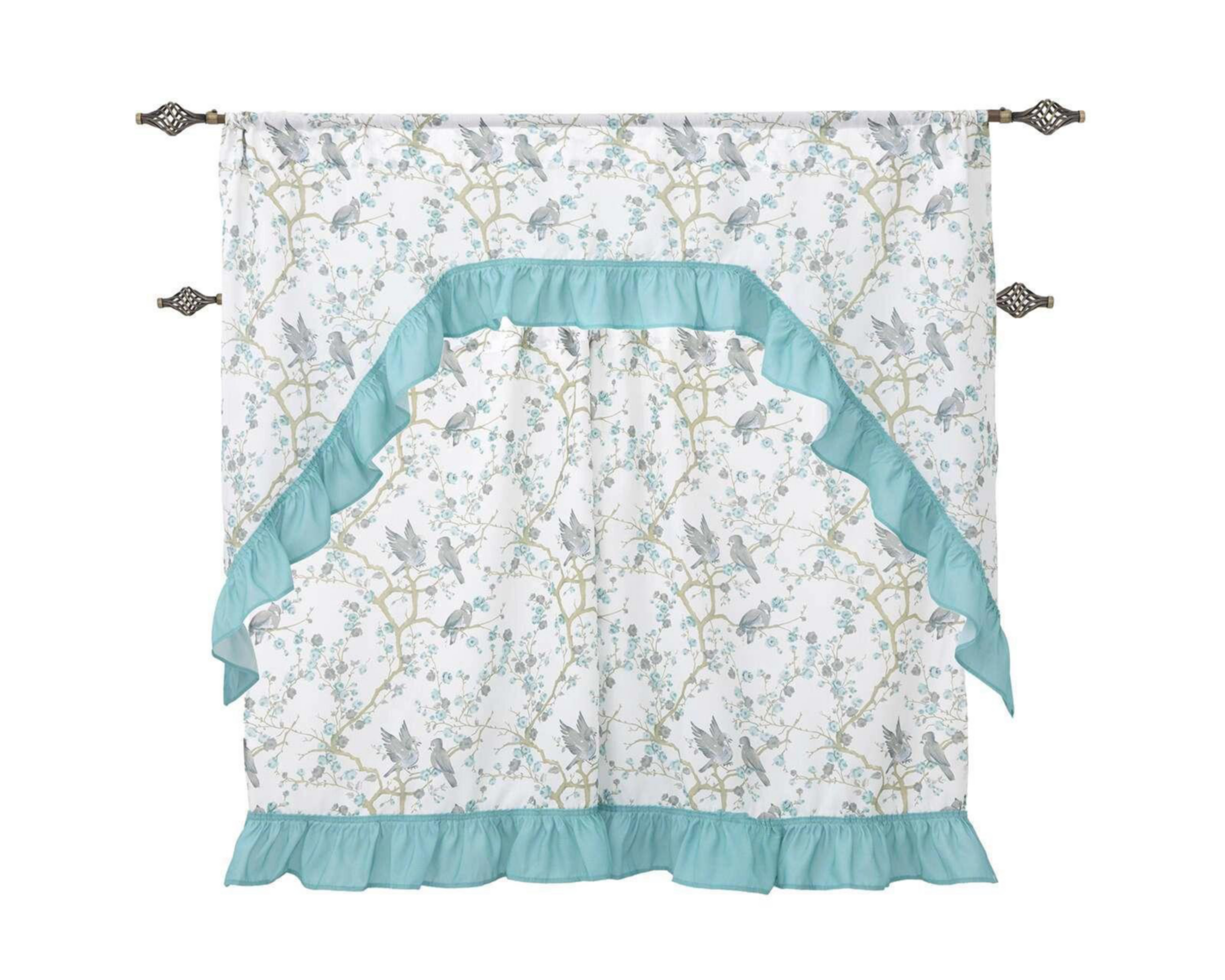 Cortina para Cocina Areta 137 x 91 cm Blanca